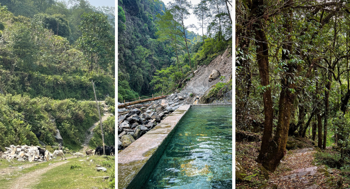 الجزء الأول من اليوم: السير من تولكا إلى لاندروك