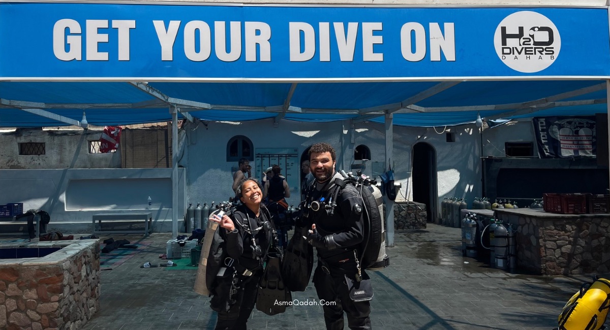 الغوص التقني TDI intro to tech في دهب مع مركز H2O