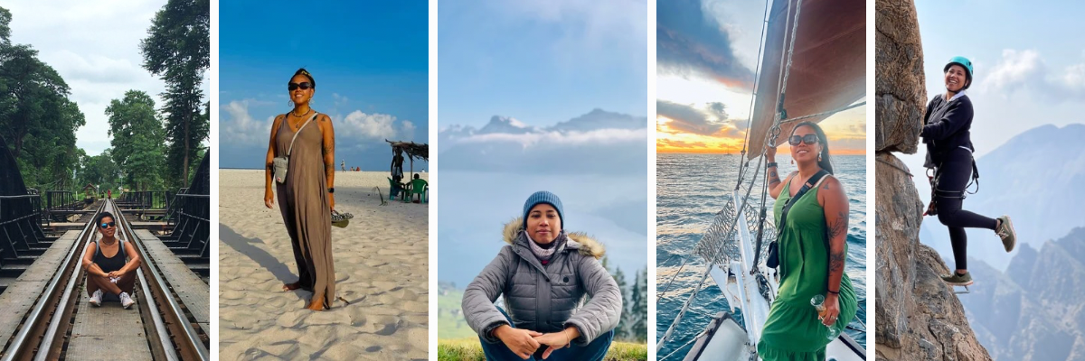 أسما قدح على مر سنوات السفر   Asma Qadah, Digital Nomad, Business Development Manager