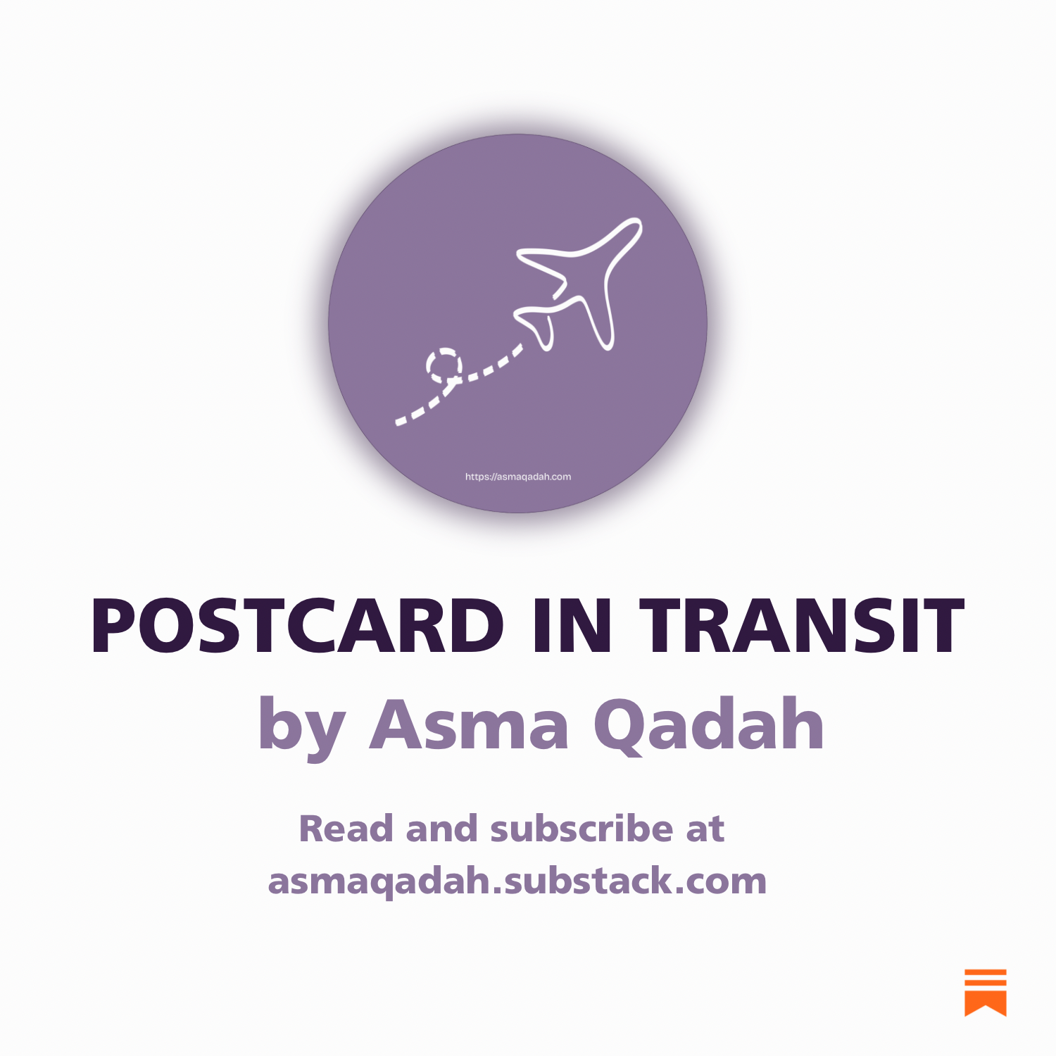 Postcard in transit